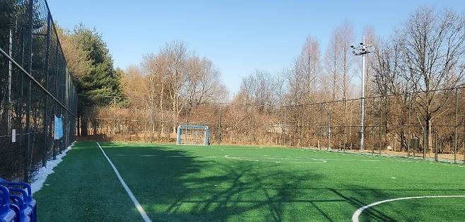 서울 월드컵난지천 공원 풋살장. 서울시 누리집 갈무리