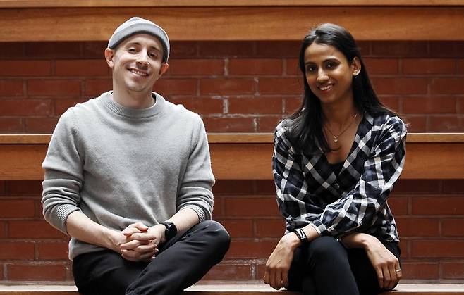 타일러 라쉬와 니디 아그르왈 [김호영 기자]