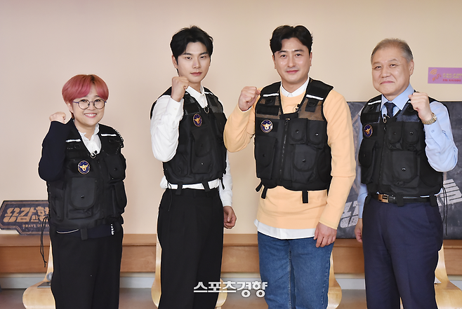 E채널 예능 ‘용감한 형사들 2’ 출연자들. 사진 스포츠경향DB