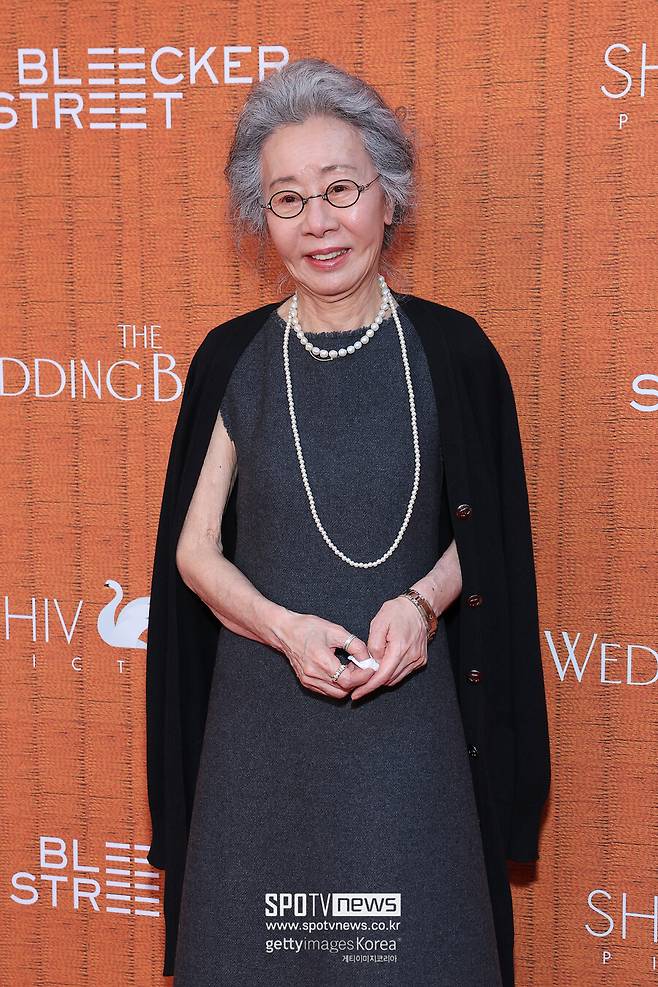 ▲ \'결혼 피로연\' LA 시사회에 참석한 윤여정. ⓒ게티이미지