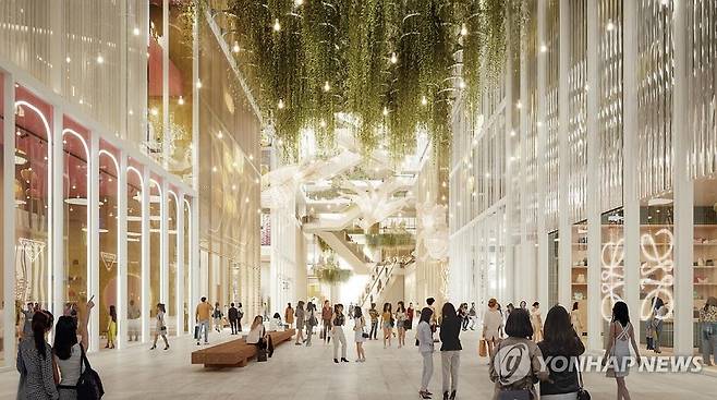 더현대 광주 내부 건축디자인 [현대백화점그룹 제공. 재판매 및 DB 금지]