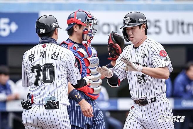 홈런 친 롯데 나승엽 [롯데 자이언츠 제공. 재판매 및 DB 금지]