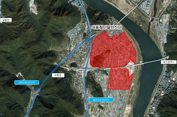 김해대동첨단일반산업단지 표시도. / 김해시청