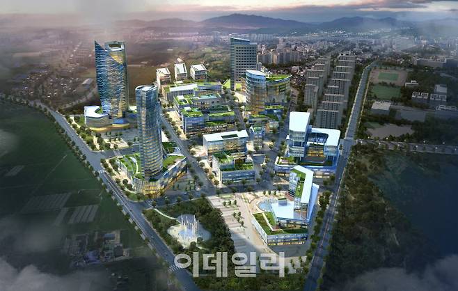 수원 성균관대 자연과학대학을 중심으로 추진되는 ‘R&D 사이언스파크’ 예상 조감도. (사진=수원시)