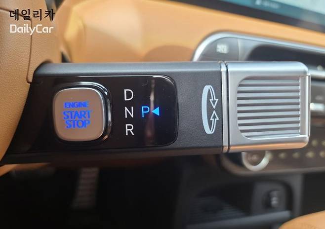 현대차 더 뉴 팰리세이드 (시동버튼, 변속레버)