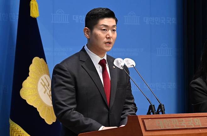 김재섭 국민의힘 의원. 강은구 기자