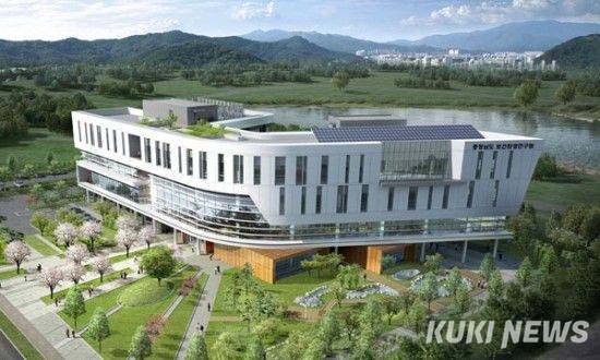 충남보건환경연구원 전경.