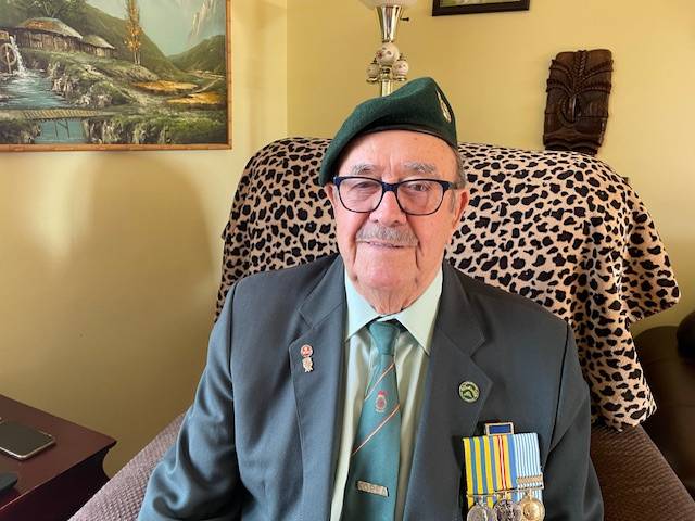 국가보훈부가 지난해 4월 유엔참전용사 재방한 초청 프로그램 때 한국을 찾은 고 윌리엄 크라이슬러 참전용사. / 사진=국가보훈부