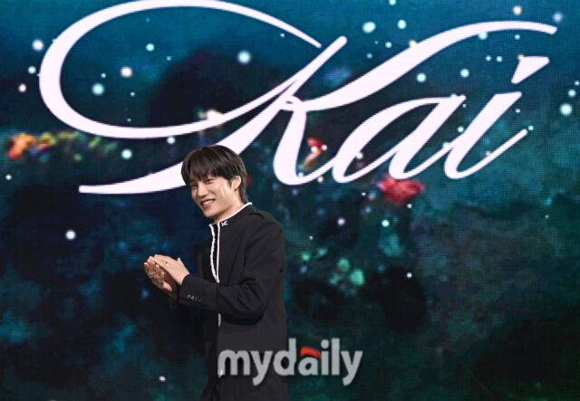 그룹 엑소 카이 네 번째 미니앨범 '웨이트 온 미' 발매 기념 쇼케이스/한혁승 기자(hanfoto@mydaily.co.kr)