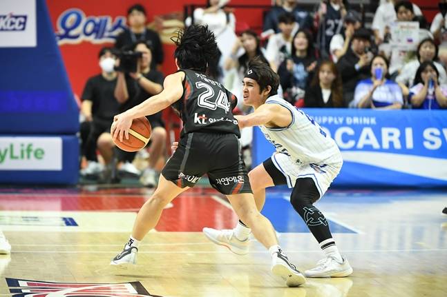 카굴랑안(왼쪽)과 벨란겔. /사진=KBL