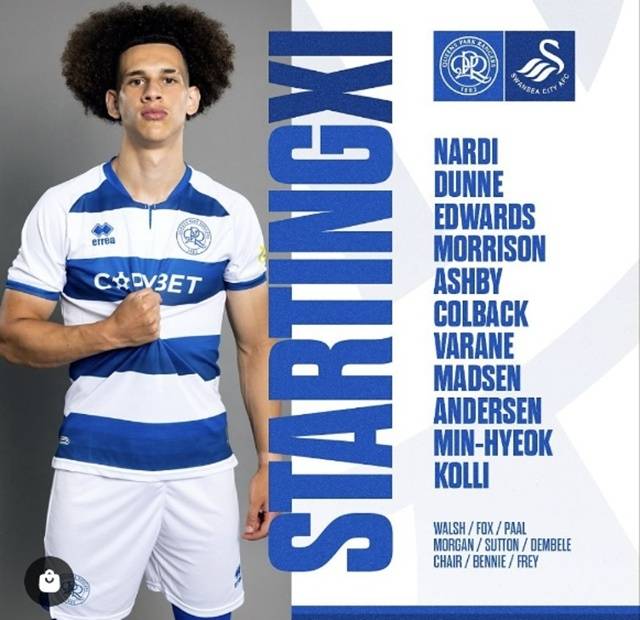 QPR 선발 명단.  /사진=QPR SNS