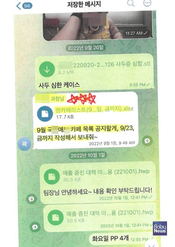 바이럴마케팅 업체 '국○애○'를 활용해 거짓 댓글을 퍼뜨린 증거자료. ⓒ공익신고자