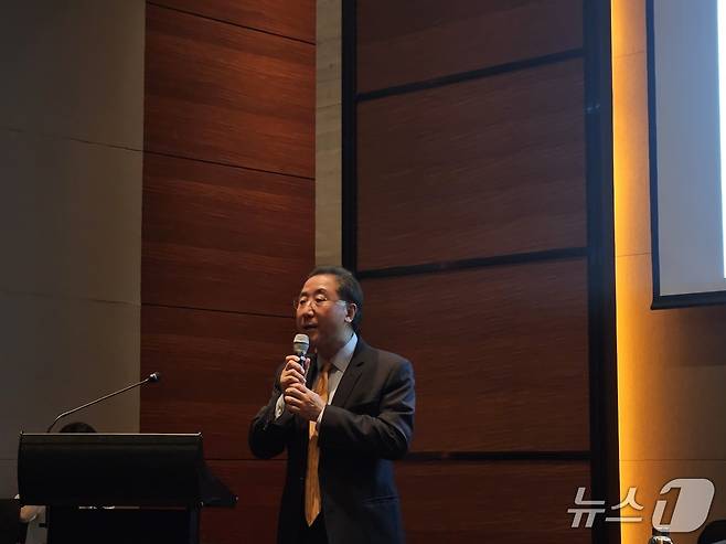 한국기업거버넌스포럼은 서울 콘래드호텔에서 '새정부에 바라는 자본시장 7가지 제언 긴급 기자회견'을 열었다..2025.4.22/뉴스1 ⓒ News1 문혜원