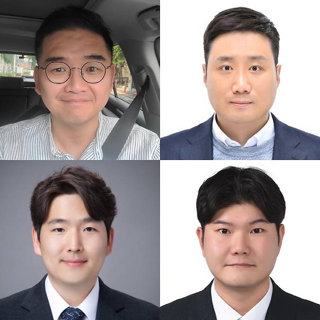 OSEN 손찬익 기자, 스포츠조선 이종서 기자, 스포츠서울 박연준 기자, 스포츠경향 배재흥 기자(왼쪽 위부터 시계방향)