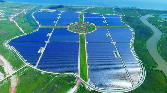 전남 솔라시도 태양광 발전소. BS그룹