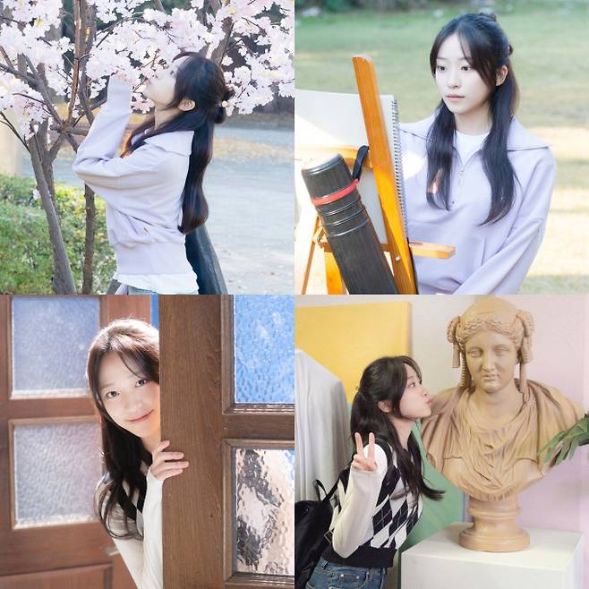 ‘바니와 오빠들’ 김주미,  봄 내음 가득 비하인드 컷 공개 (제공: 나무엑터스)