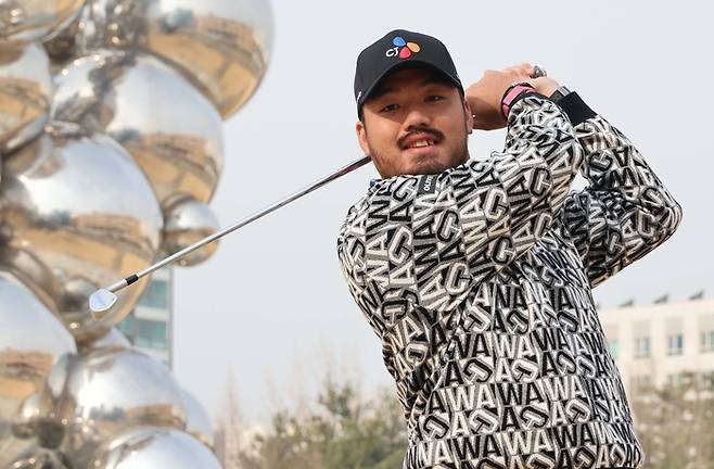 2023년에 이어 다시 한 번 GS칼텍스 매경오픈 우승에 도전하는 정찬민. 한주형 기자