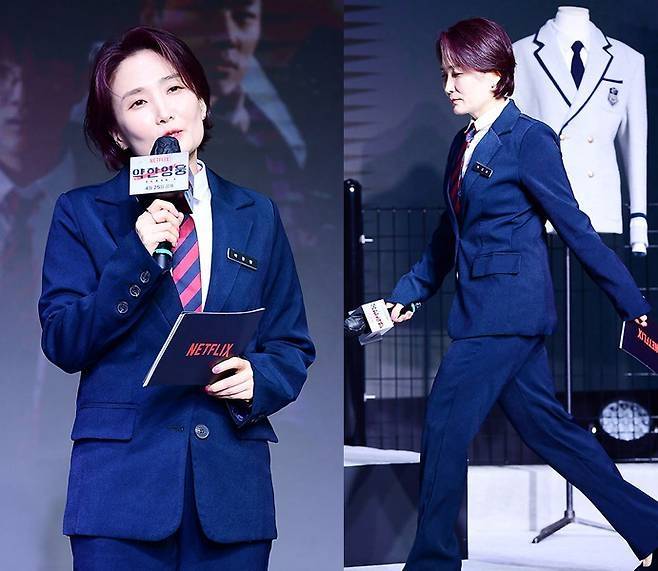 박경림이 포멀한 스쿨룩으로 프로페셔널한 매력을 발산했다.사진=김영구 기자