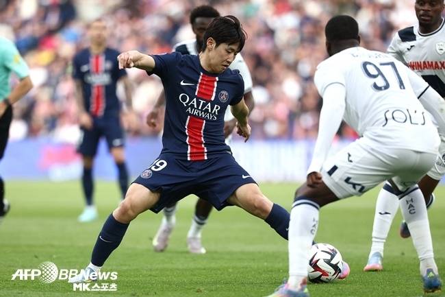 이강인. 사진(프랑스 파리)=ⓒAFPBBNews = News1