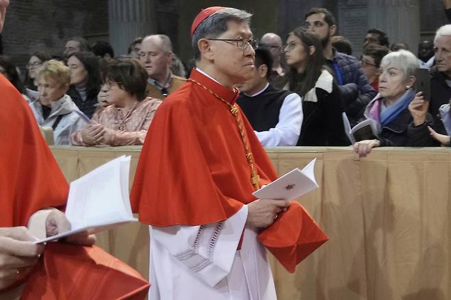 필리핀 출신 차기 교황 유력 후보로 거론되는 루이스 안토니오 타글레 추기경. [AP]