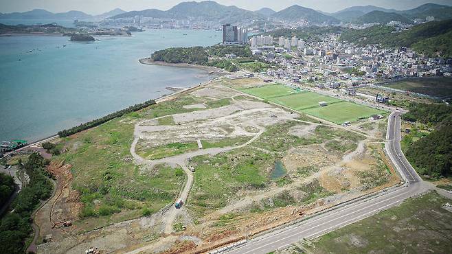 [여수=뉴시스] 2026여수세계섬박람회 주행사장인 여수시 돌산읍 진모지구. (사진=섬박람회조직위 제공) 2025.04.22. photo@newsis.com *재판매 및 DB 금지