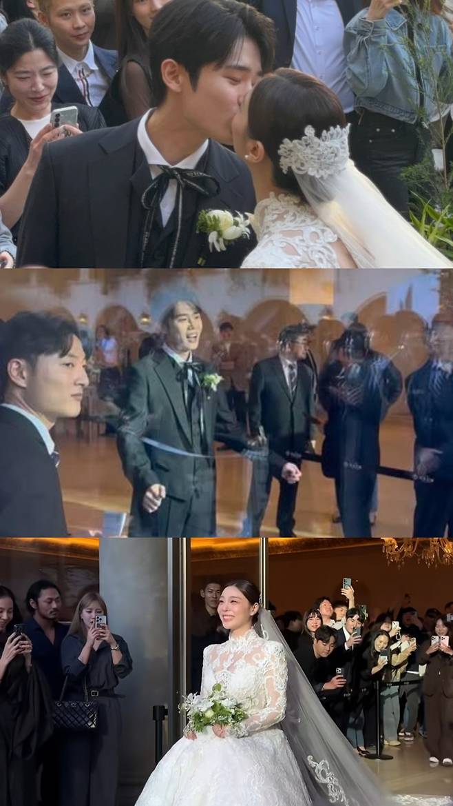 최시훈이 공개한 결혼식 현장. 인스타그램 캡처.