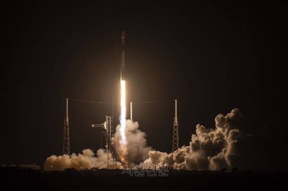 군 정찰위성 4호기 발사 직후 모습. 2025.4.22 (국방부 제공)