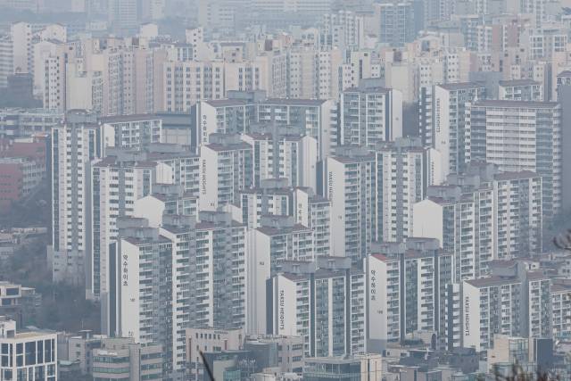 서울 시내 아파트 등 주거단지의 모습. 연합뉴스