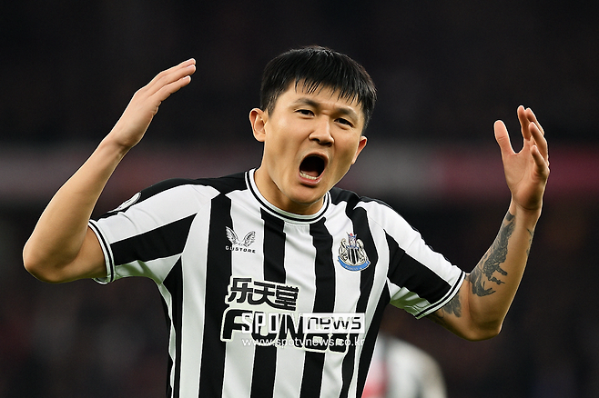 ▲ 뉴캐슬 유니폼을 입은 김민재 합성 사진 ⓒ스포티비뉴스