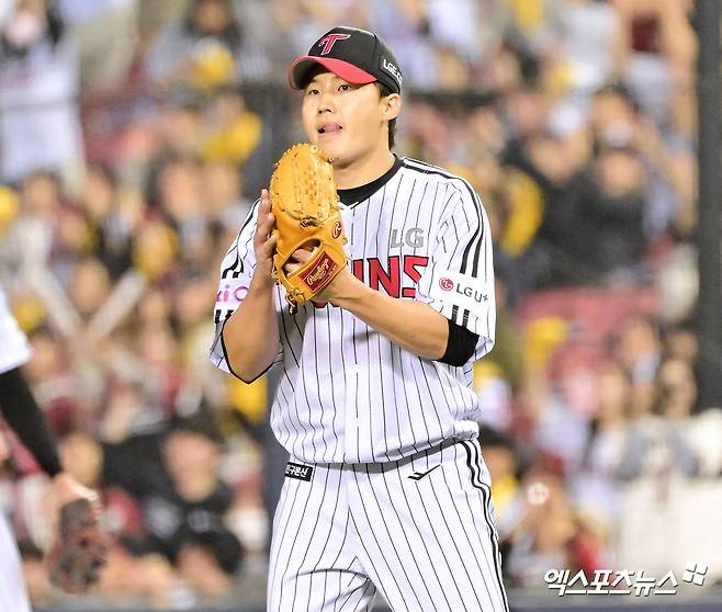 LG 투수 임찬규는 22일 잠실구장에서 열릴 '2025 신한 SOL Bank KBO 리그' NC와 정규시즌 세 번째 맞대결에서 선발 등판할 예정이다. 엑스포츠뉴스 DB
