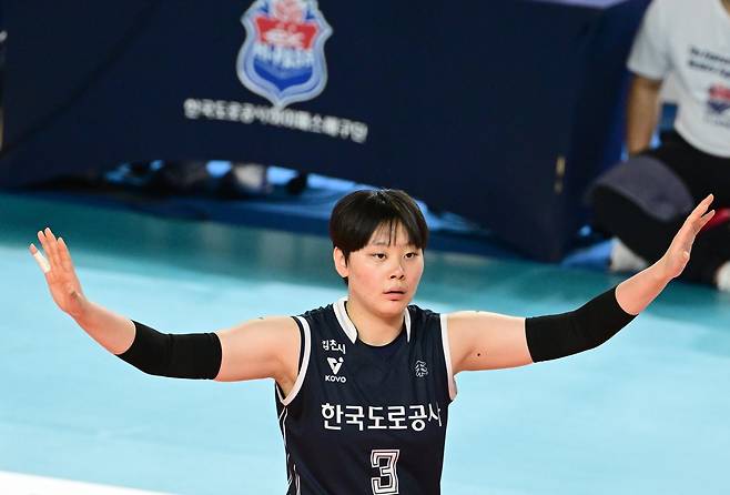 여자배구 국가대표팀에 발탁된 도로공사의 세터 김다은 [한국배구연맹 제공. 재판매 및 DB 금지]