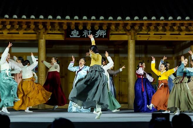 나주 삼색유산놀이 공연 모습 [나주시 제공]