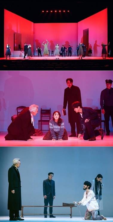 연극  ‘시련’이 오는 27일까지 서울 서초구 예술의전당 CJ 토월극장에서 공연된다. 사진 | ㈜더블케이엔터테인먼트