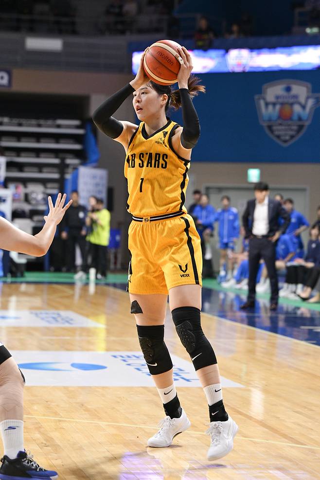 ‘여제’ 박지수가 청주 KB국민은행 스타즈로 복귀했다. 사진 | WKBL