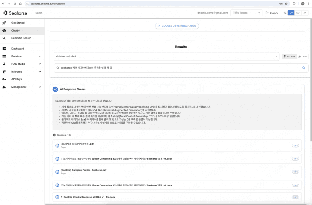 씨홀스 클라우드의 구동 이미지(사진=디노티시아)