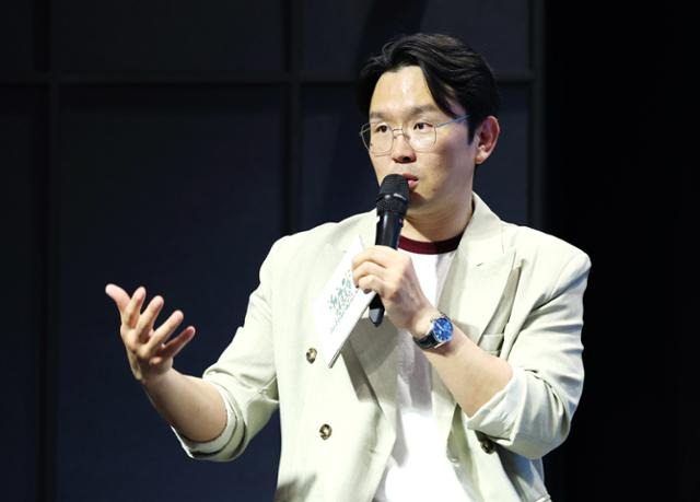 윤형빈이 'K팝 위크 인 홍대'의 기자간담회에 참석했다. 뉴스1