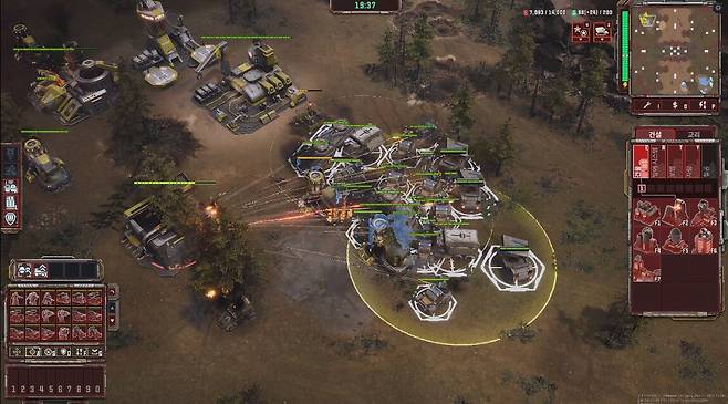 ▲ 연합은 특수 병종이 적은 대신, 모르겠으면 적당히 기갑 종류 맞춰서 가도 밥값은 한다