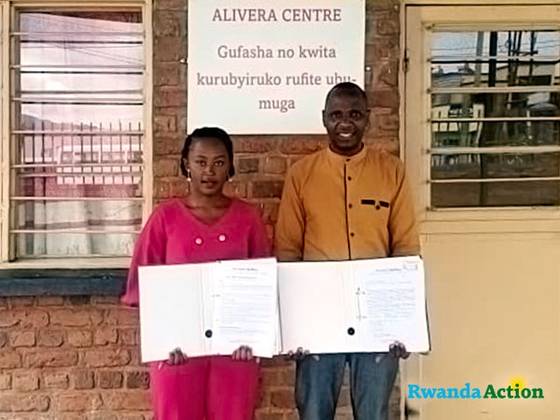 사랑의전화복지재단과 르완다 액션과의 MOU 협약 사진