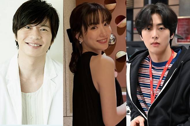 (왼쪽부터) 다나카 케이, 나가노 메이, 김무준 /사진=소속사 홈페이지, 인스타그램, TBS