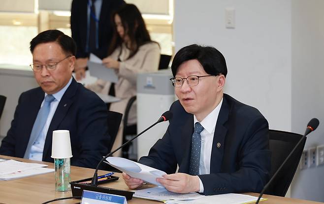 김소영 금융위원회 부위원장이 3월 26일 오후 서울 마포 프론트원에서 열린 제10차 정책금융협의회에서 모두발언을 하고 있다. 2025. 03. 26. 사진=뉴스1