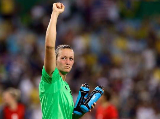 독일 여자축구 골키퍼 알무트 슐트. 사진[AP=연합뉴스]