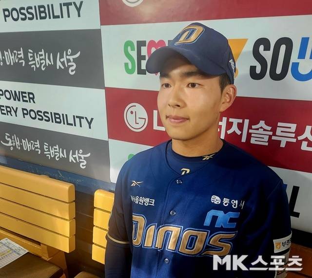 22일 경기가 끝나고 만난 김휘집. 사진(잠실 서울)=이한주 기자