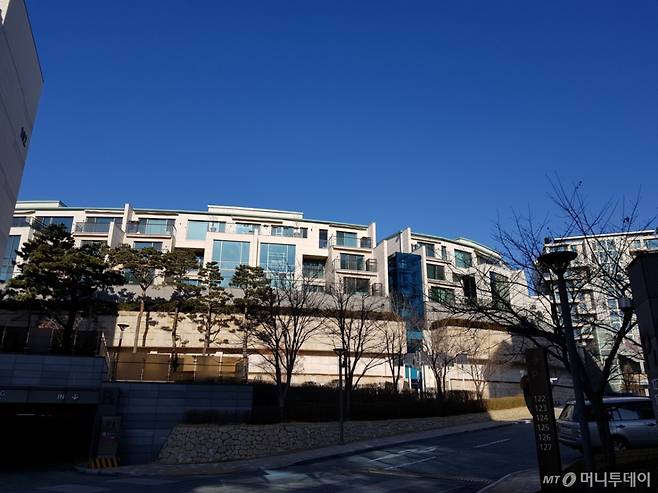 용산구 한남동 한남더힐 단지 내부 전경. /사진=유엄식