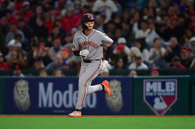 샌프란시스코 자이언츠 이정후가 무안타로 부진했다. 사진은 2025시즌 샌프란시스코 자이언츠에서 활약 중인 이정후의 모습. /사진=로이터