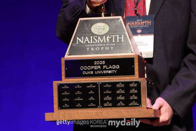 2025 네이스미스 상을 수상한 쿠퍼 플래그. /게티이미지코리아