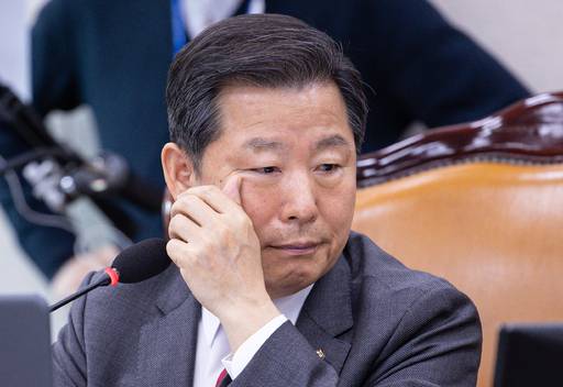 이철규 국회 산업통상자원중소벤처기업위원회 위원장이 23일 국회에서 열린 제424회 국회(임시회) 산자위 제2차 전체회의를 진행하고 있다. 뉴스1