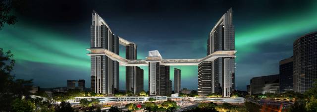 HDC현대산업개발의 용산 정비창전면 제1구역 조감도. 사진 제공=HDC현대산업개발