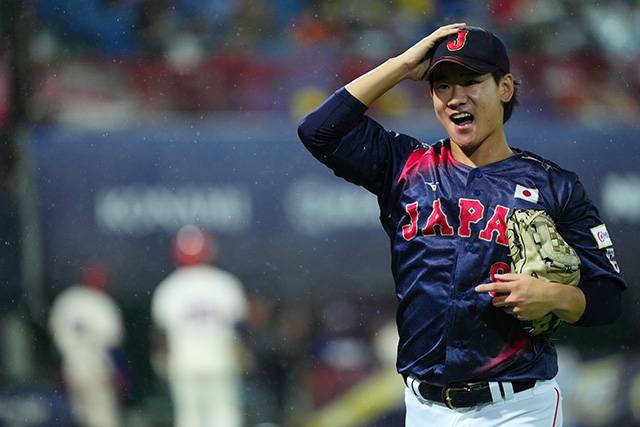 ▲ 지난해 열린 프리미어12에 출전한 이노우에 하루토. ⓒ 일본 야구 대표팀 홈페이지