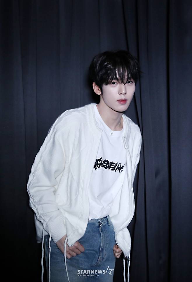 제로베이스원 한유진 /사진=김휘선 기자