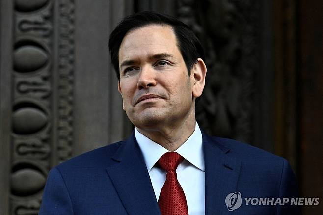 루비오 미국 국무부 장관 [로이터 연합뉴스 자료사진. 재판매 및 DB 금지]